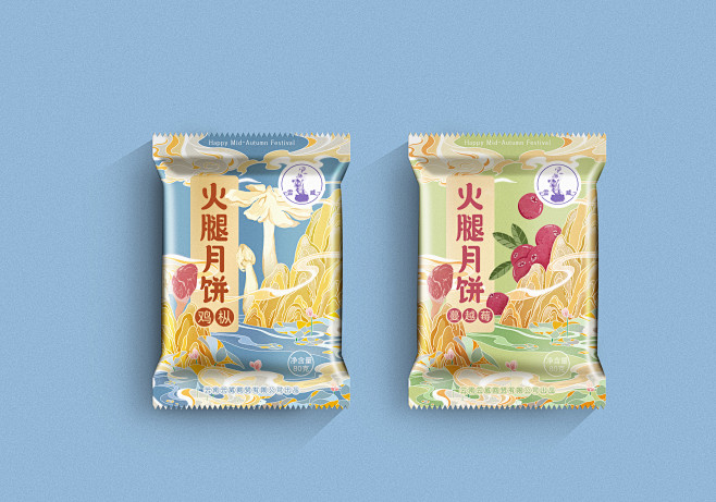 中秋 月饼包装 食品包装 中国风