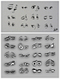 #设计秀#  动漫 眼睛传递心情。不同类型的眼睛表现人物性格和情绪！自己借鉴，转需~ ​​​​