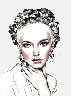 时尚美女 页面网页 平面电商 创意素材