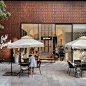 咖啡店Cafe Kitsune 巴黎 咖啡店 阵列 logo设计 vi设计 空间设计