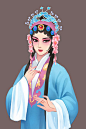 京剧花旦古风中国风唯美京剧女人