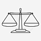 天秤座商务宫廷图标 免费下载 页面网页 平面电商 创意素材
