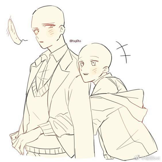 【#绘画素材#】cp向双人构图参考 ​​...