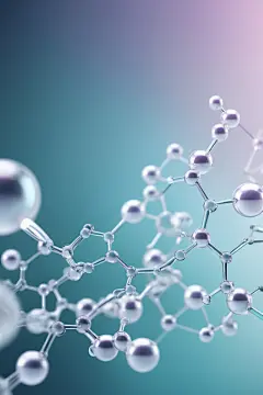 AI数字艺术医美液体泡泡分子3d医疗模型