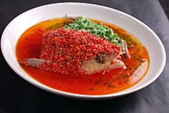 高清美食菜品菜谱剁椒鱼头JPG图片
