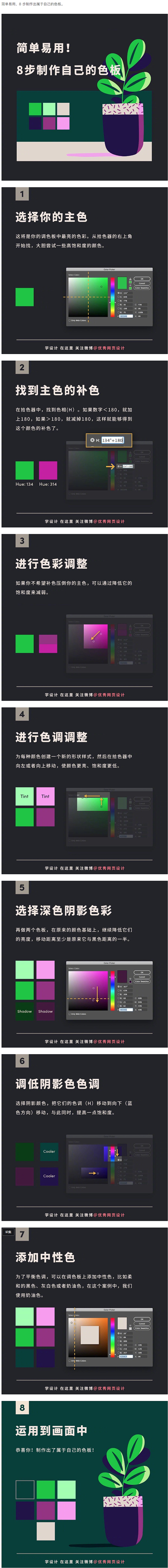 配色不求人！8步制作出属于自己的色板 |...