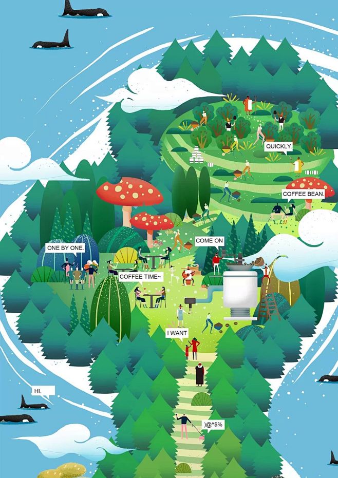 插画风地图，这才是地图的正确打开方式！_...