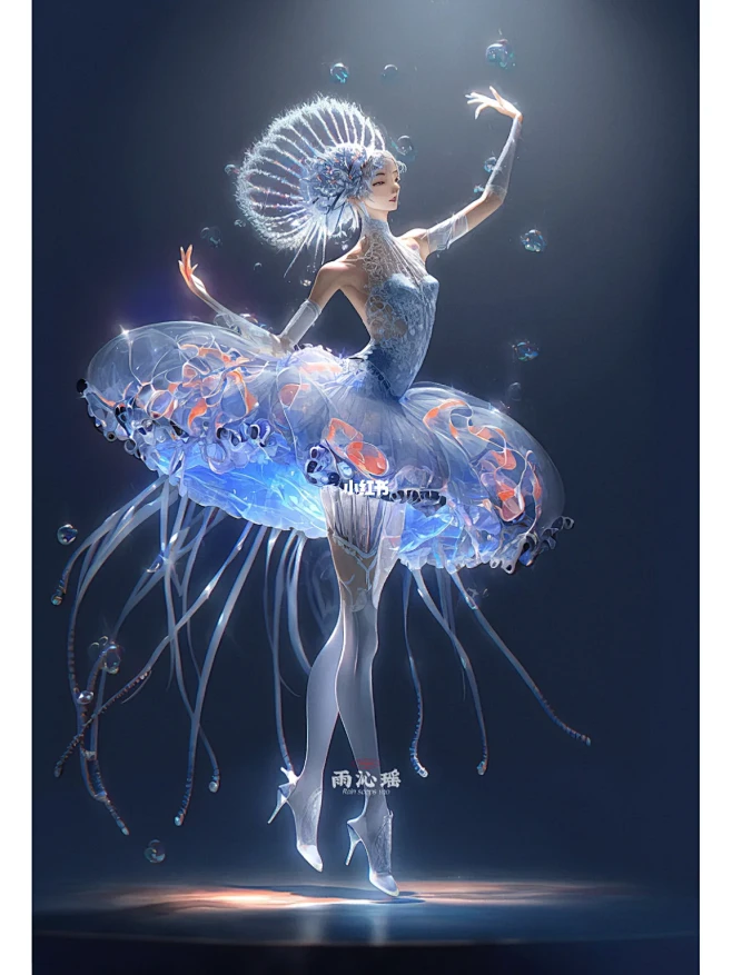 【AI绘画】✨水母芭蕾