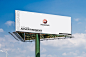 户外高炮印刷广告贴图展示模版Billboard Free Outdoor Advertisement Billboard M... :  