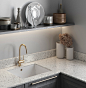 Terrazzo kitchen - close up