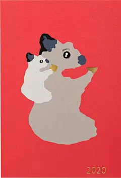 鼠年将至，看看这些鼠一鼠二的贺卡设计吧！ : 庚子鼠年贺卡设计展示~