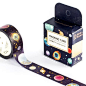 Space Gold Foiled Masking Tape