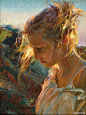 美国画家 丹尼尔夫捷哈兹(Daniel F.Gerhartz)1965年生于美国威斯康辛州.作品画风朴实直接,总是给人以幸福美好的共鸣,精湛娴熟的技术使得作品更富美感