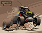 Mint 400 #BeastedUp Illustration, Andrey Pridybaylo : Glad to show You a huge project that I was in for legendary race - Mint400 on it's 50 aniversary! Including #BeastedUp cars based on Harley Letner, Mitch Guthrie5 and Rob Mac dirt weapons!