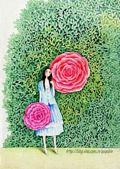 创意如此简单插画中的小清新 - ​唯美的插画设计 多了浓情几缕 少了忧虑几丝 于往昔 搜索有你的记忆 多少思绪零落成片片飞花 跟随花瓣一起飘落 拾起那一 （图片20张 ）原文地址：