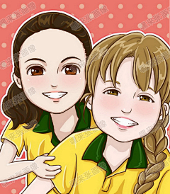 失魂罗宾采集到【嘿来张画像】Q版头像漫画设计