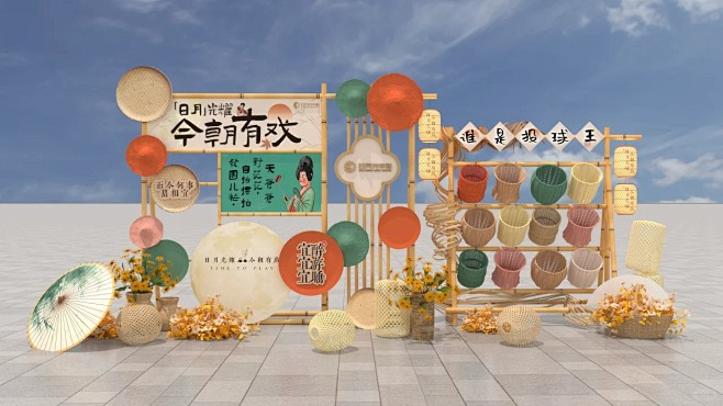 古风商业美陈设计_1_美陈设计师_来自小...