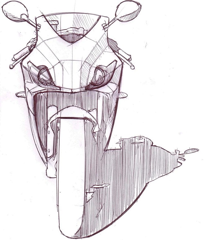 【直击设计全过程】摩托车设计专题 草图篇...
