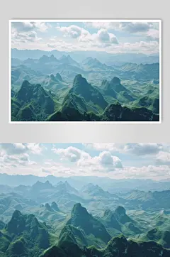 AI数字艺术桂林山水图片-众图网