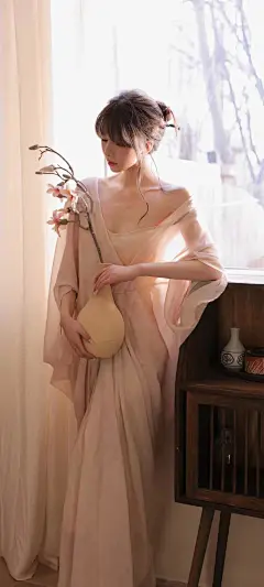 美女壁纸～性感佳人，轻纱拂面，手...@霁枫壁纸的动态