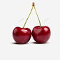 两颗红樱桃图标 免费下载 页面网页 平面电商 创意素材