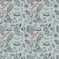 儿童画,四方连续纹样,一个物体,时尚,家庭,面包,葡萄,玉米,向日葵,橡树果