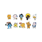 kakao friends 韩国创意文具贴纸 可爱萌趣卡通笔记本拉杆箱贴纸-tmall.hk天猫国际