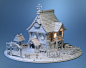 Cottage House , Herman Guardia : Modeling for relaxing and software learning purposes during spare time, this house is based on one of the Dune Lee amazing concepts that you can find here <a class="text-meta meta-link" rel="nofollow"