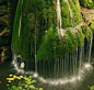 罗马尼亚的一个小清新的瀑布