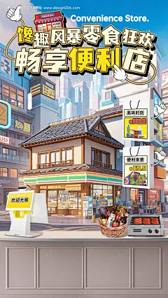 源文件下载【零食便利店直播间贴片海报】编号：59800027787126224