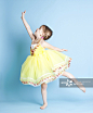 Little Ballerina Showing Arabesque