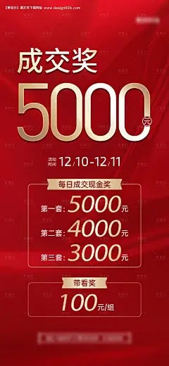 源文件下载【成交现金奖海报】编号：20230318090336218