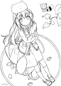 K018ENUCRDQZI手绘插画线稿