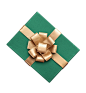 绿色圣诞礼盒png (4)