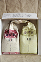 Rice packaging；米！良 : 米包装