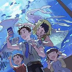 插画师tuxx_tuxx的一组青春主题插画作品，轻松的线条和舒适的配色~ ​​​​