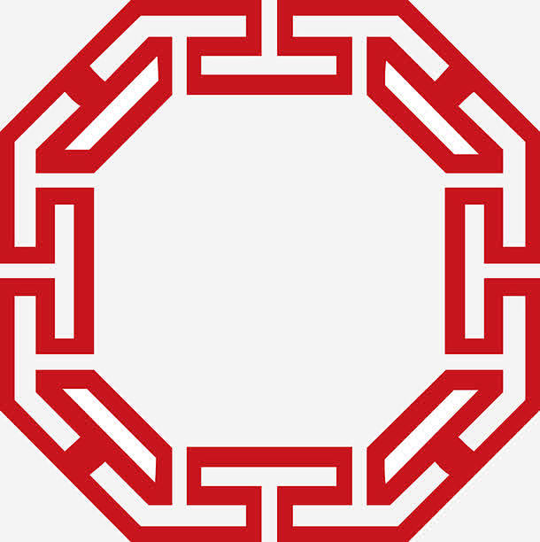 窗花图案矢量图