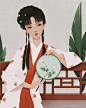 插画师 ankymoore-林黛玉