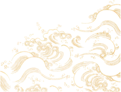 【米图网-52mitu.com】金色 底纹 国潮 海浪底纹