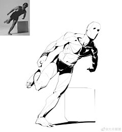 羊咩只为五斗米折腰采集到C-sketch 人物动态