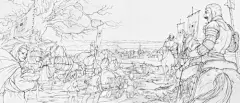剧透慎入 《巫师3》画师绝美剧情场景线稿公开_电视游戏-新闻_新浪游戏_新浪网