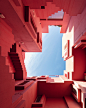 The Red Wall : A series about the magic of Ricardo Bofill's »La Muralla Roja«, a place on the border to the surreal ​​​​​​​. All images © Sebastian Weiss • le-blanc.com • instagram.com/le_blanc • ello.co/sebastianweiss • twitter.com/helloleblanc • mail: h