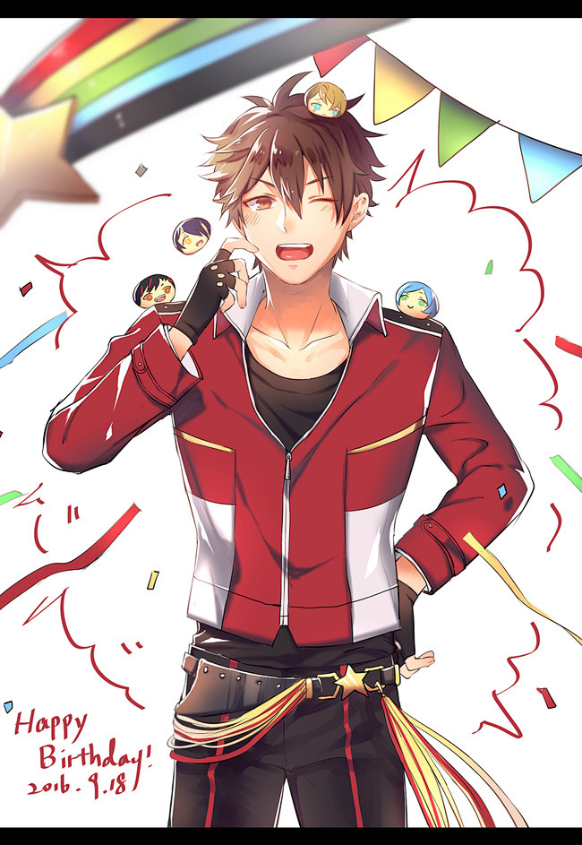 偶像梦幻祭守泽千秋同人图插画壁纸happybirthday半次元第一中文cos