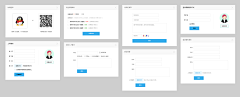 哈哈哈哈哈~~采集到★网页设计【后台&登录界面】