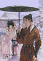 《冬雪》_槿木-_-__插画师作品_涂鸦王国gracg.com