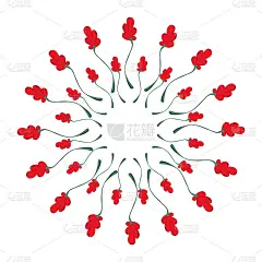向量元素，用于设计模板。东方风格的高级装饰。鲜艳的花卉插图。华丽的装饰邀请，贺卡，墙纸，背景，网页。