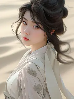 古风美女 / 素衣轻纱 / 女生头像壁纸
