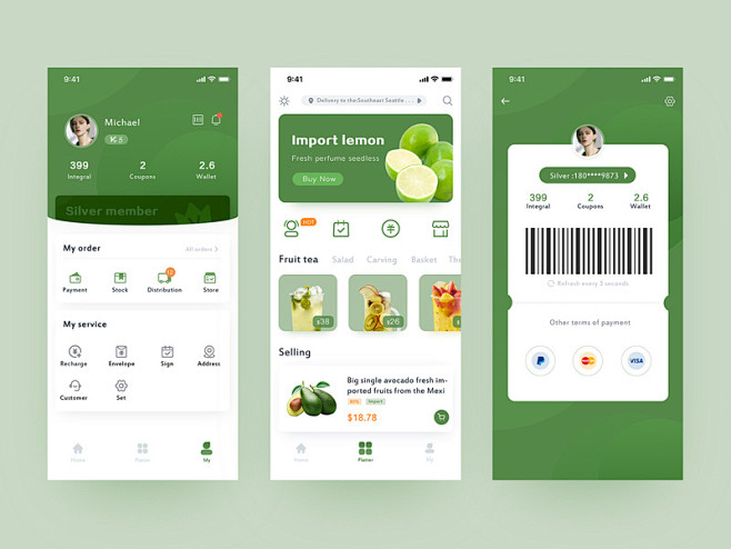 Fruit app-two design...