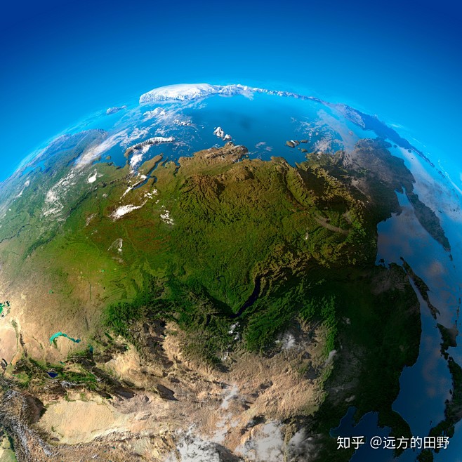 3D立体中国地势图——10M高清大图 -...