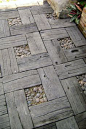 Love these pavers, trying to locate local vender now | n.b. - Use the flatter natural red rocks, build a barrier, then fill in with gravel. | FRONT DRIVEWAY | HANDICAP SAFETY AND ACCESS